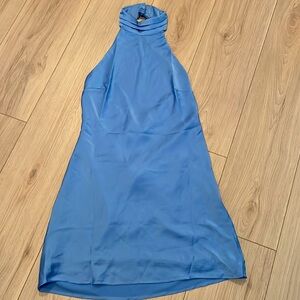 Princess Polly Take Me Back Short Blue Dress